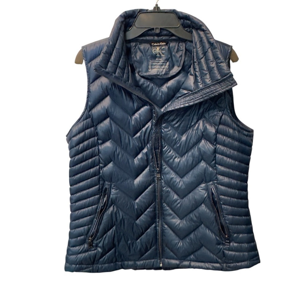 Calvin Klein Quilted Blue Vest